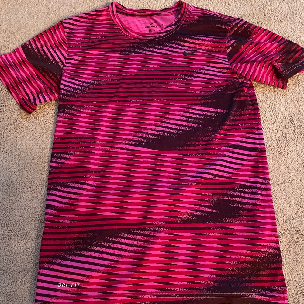 Pink Dri Fit Nike Shirt